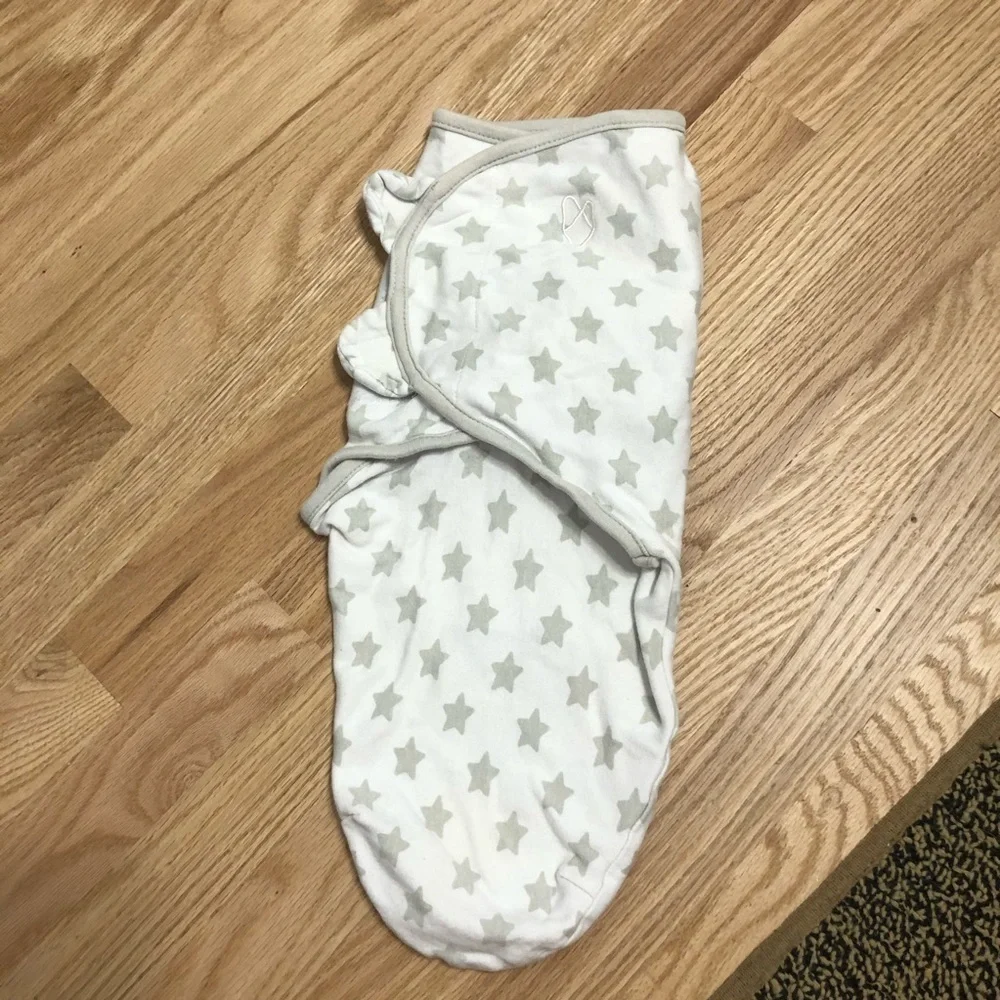 Swaddleme Small Gray Star Swaddle Gender Neutral